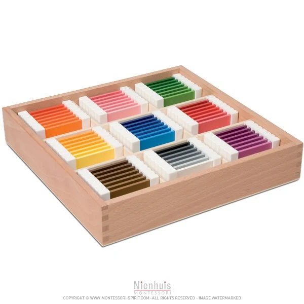 Troisième boite des tablettes de couleurs