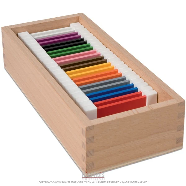 Deuxième boite des tablettes de couleurs
