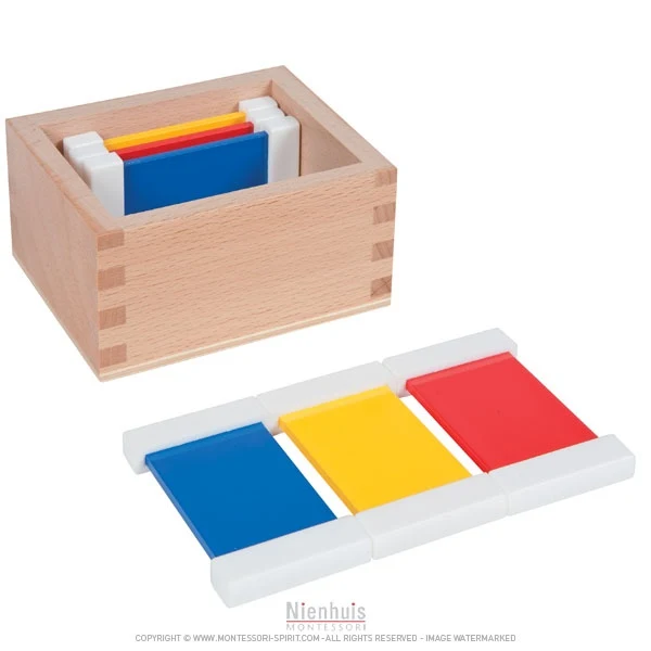 Première boite des tablettes de couleurs
