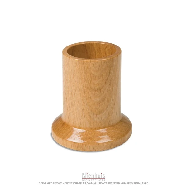 Support crayon en bois naturel