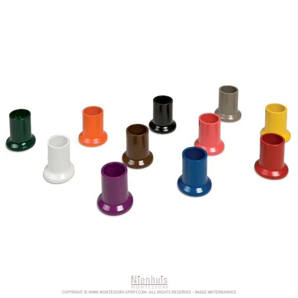 Lot 11 pots colorés à crayons
