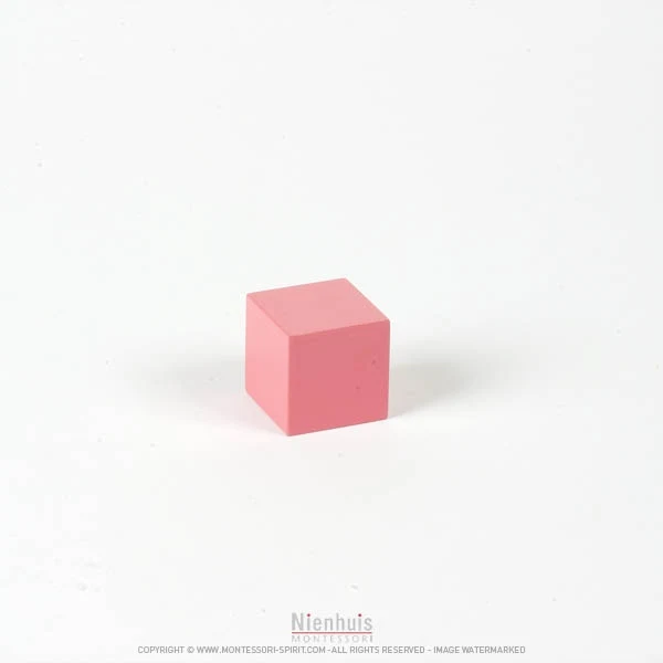 Cube tour rose 3 cm
