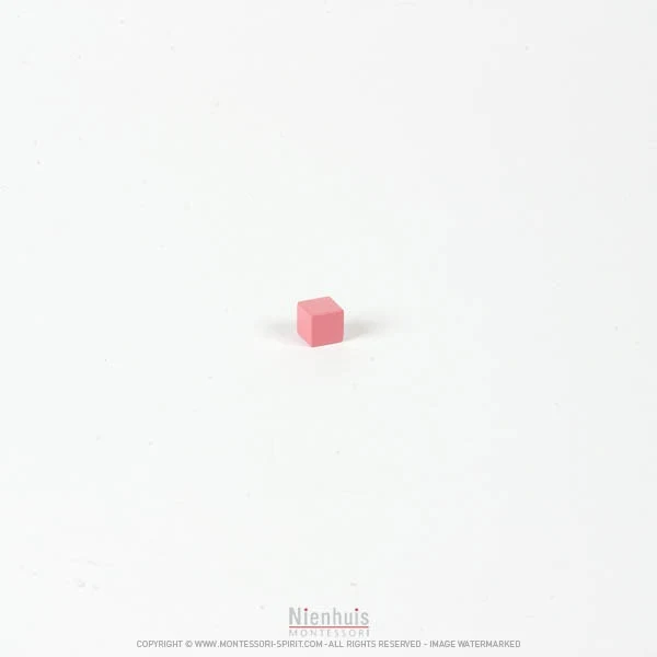 Cube tour rose 1 cm