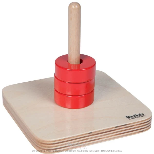 Disques sur tige verticale
