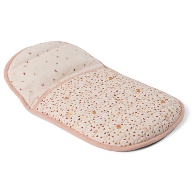 Smallstuff Soft Rose Hearts And Birds Sovepose Med pude