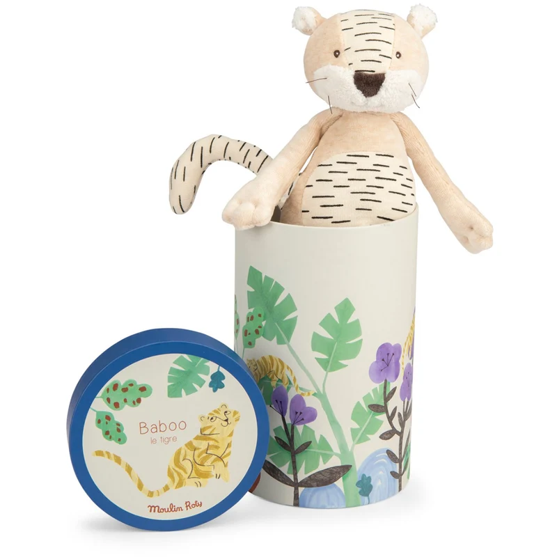 Moulin Roty Tøjdyr - Tigeren Baboo 34 Cm - La Forêt Mawa