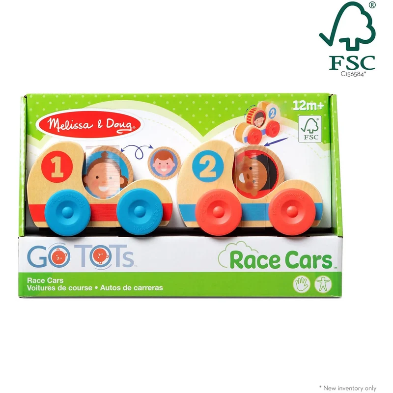 Melissa & Doug Multifarvet Biler - Go Tots - Racerbiler