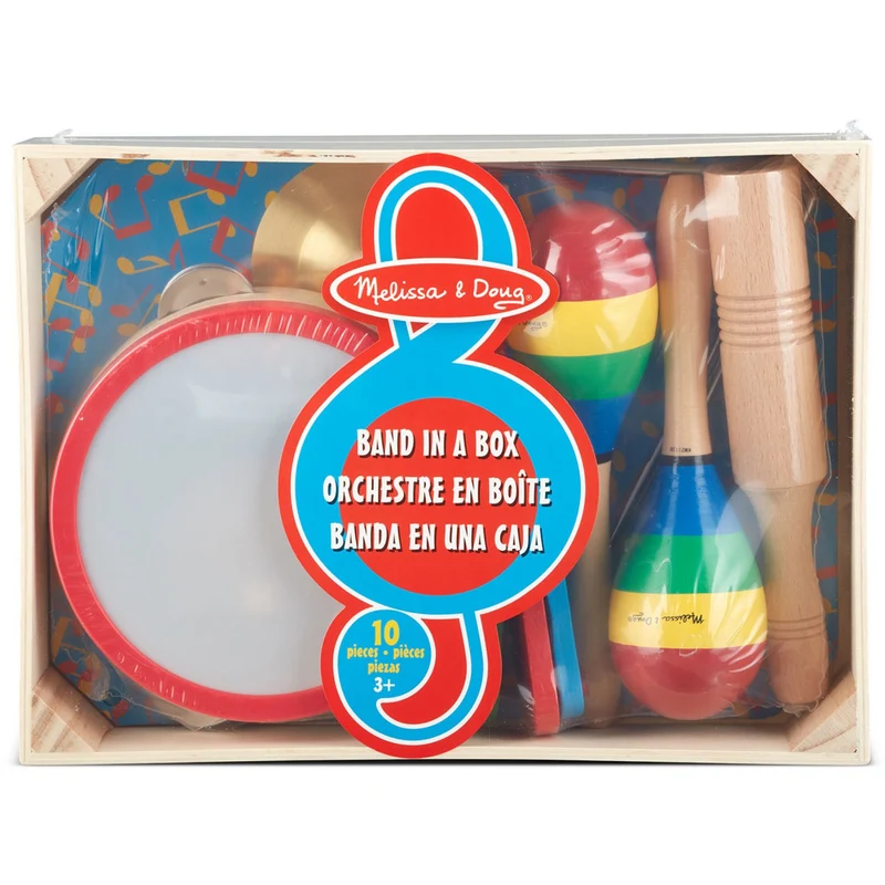 Melissa & Doug Multifarvet Musical Instrument Play Set Band-In-A-Box!