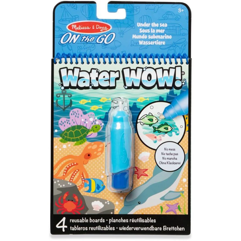 Melissa & Doug Blå Water Wow! Water-Reveal Pad Under The Sea