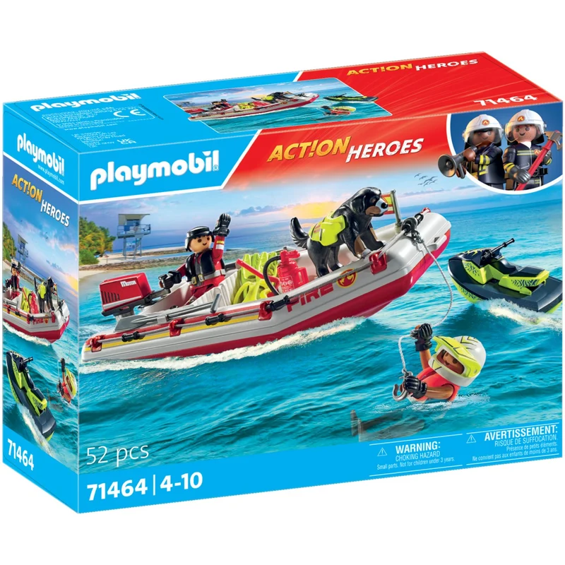 Playmobil® Fireboat With Aqua Scooter