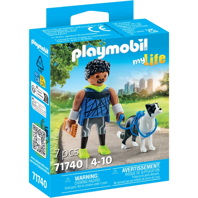 Playmobil® Jogger With Border Collie