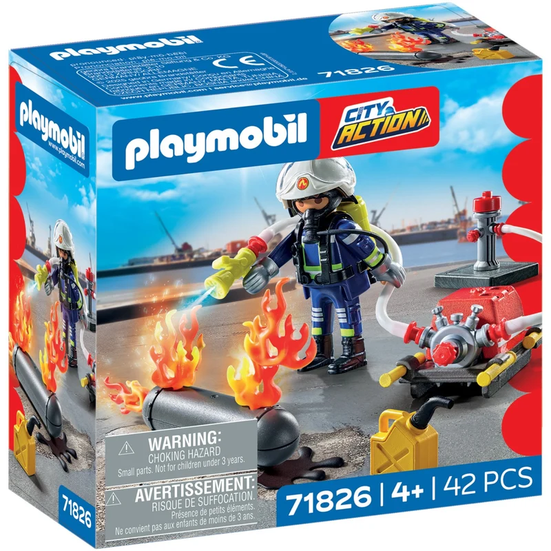 Playmobil® Firefighter With Water Pump