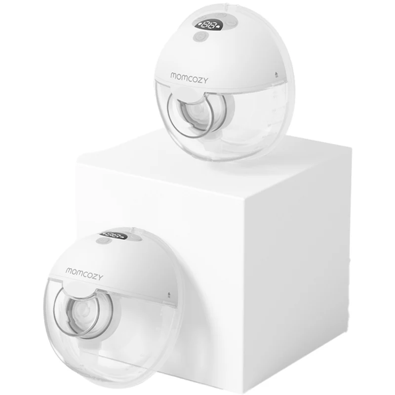 Momcozy Grey M5 Bærbar Brystpumpe Dobbelt Pak