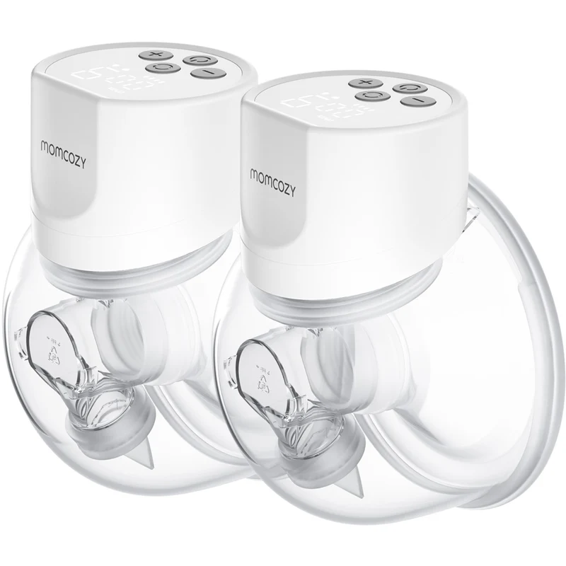 Momcozy Grey S12 Pro Bærbar Brystpumpe Dobbelt Pak
