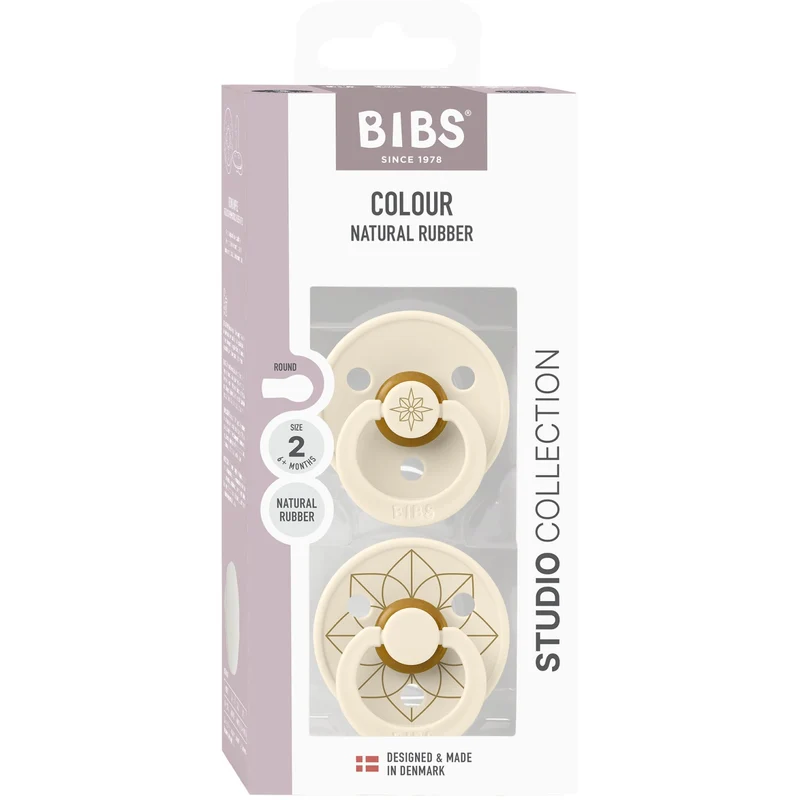 Bibs Ivory Gold Sut Studio Colour 2 Pak Noor Latex