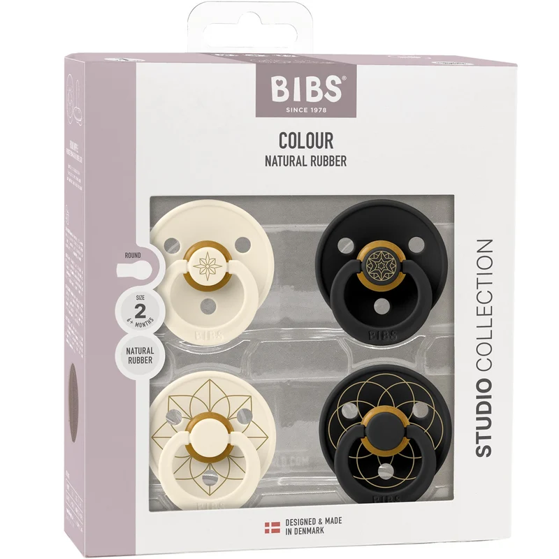 Bibs Ivory Gold Black Gold Sut Studio Colour 4 Pak Noor & Layl Latex