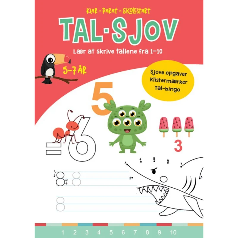 Forlaget Tukan Klar-parat-skolestart: Tal-sjov