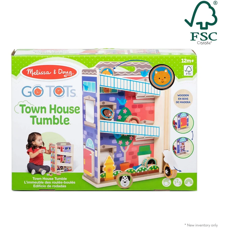 Melissa & Doug Multifarvet Legesæt - Go Tots - Byhus Tumlesæt