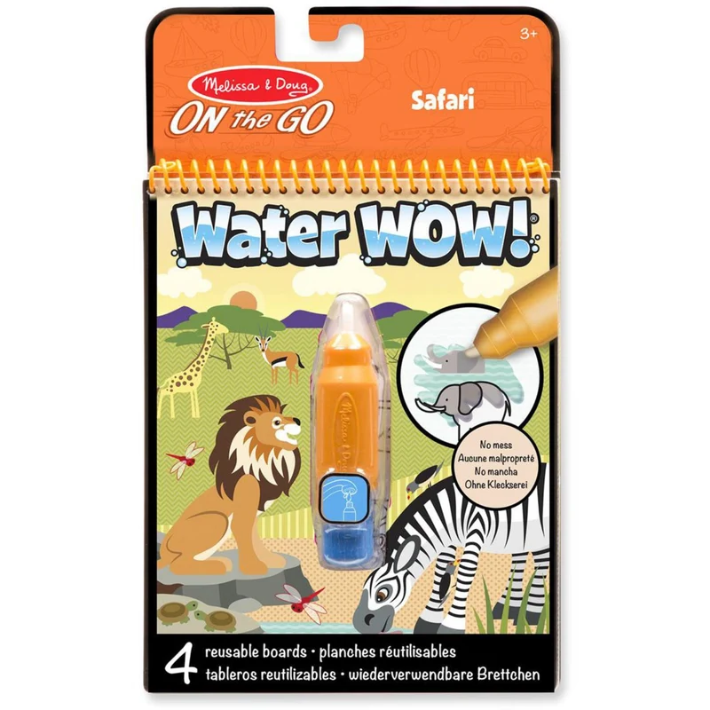Melissa & Doug Orange Water Wow! Water-Reveal Pad Safari