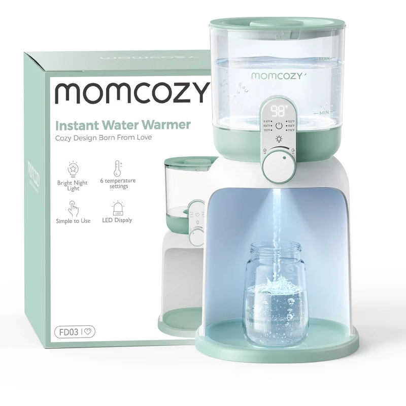 Momcozy Dual Lights Vandvarmer Til Nattefodring