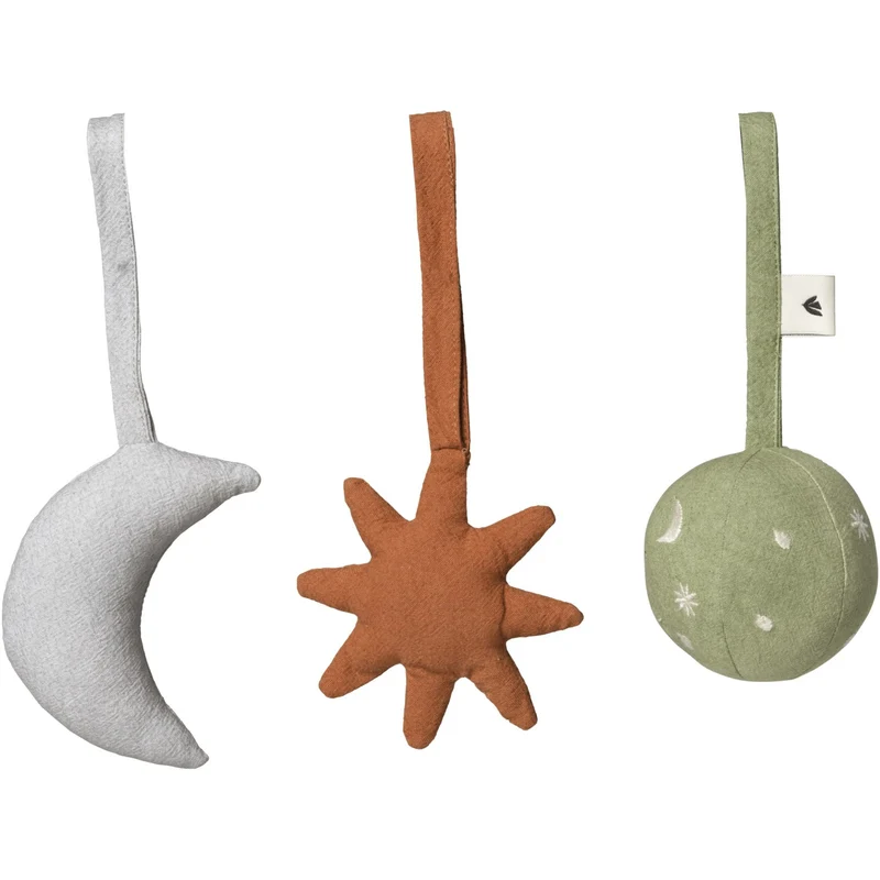 Ferm Living Tea Green Skye Baby Toys 3 Pak