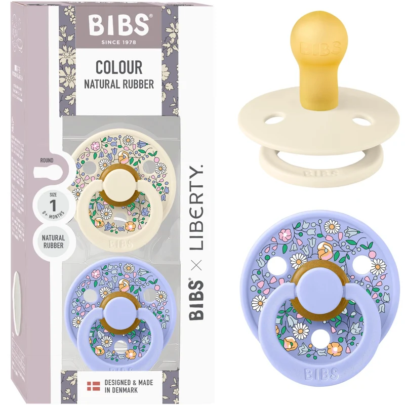 Bibs X Liberty Ivory Mix Sut Colour 2-Pak Chloe Meadow Latex