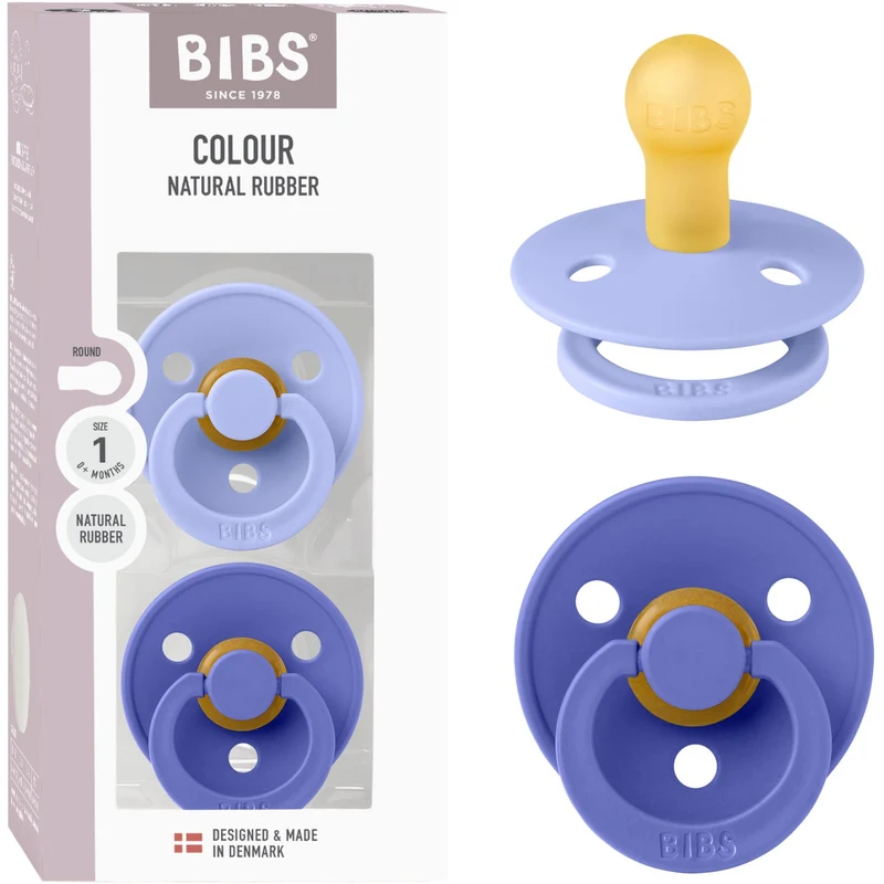 Bibs Hush/Grape Sut Colour 2-Pak Latex