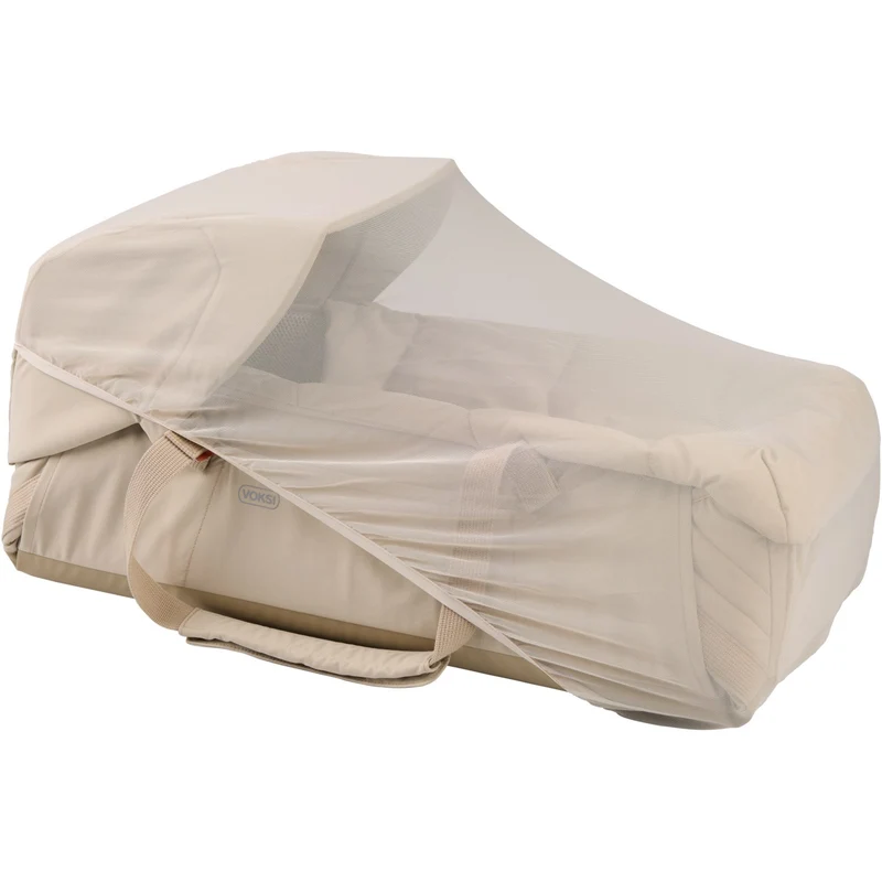 Voksi® Seashell Sand Leaf Carry Me Inklusiv Solskærm Og Myggenet Bundle