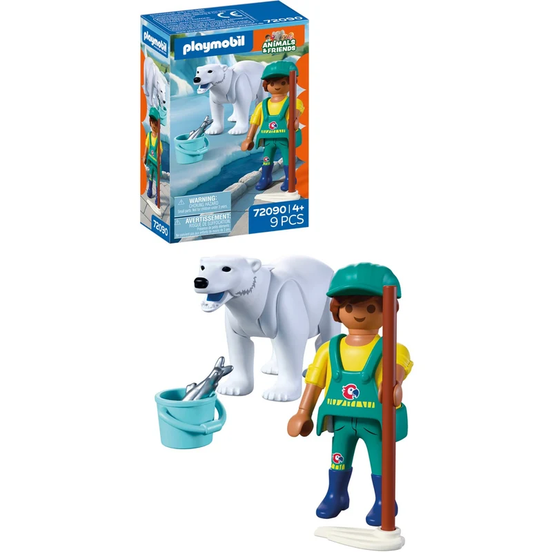 Playmobil® Zoo: Polar Bjørn And Zookeeper