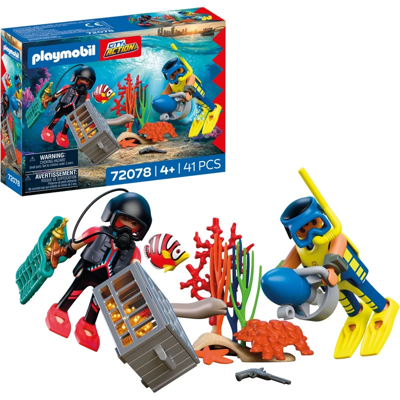 Playmobil® Police Diver With Treasure