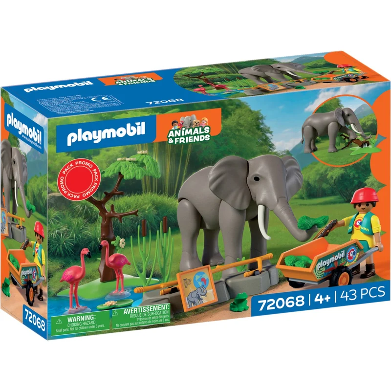 Playmobil® Elephant With Zookeeper