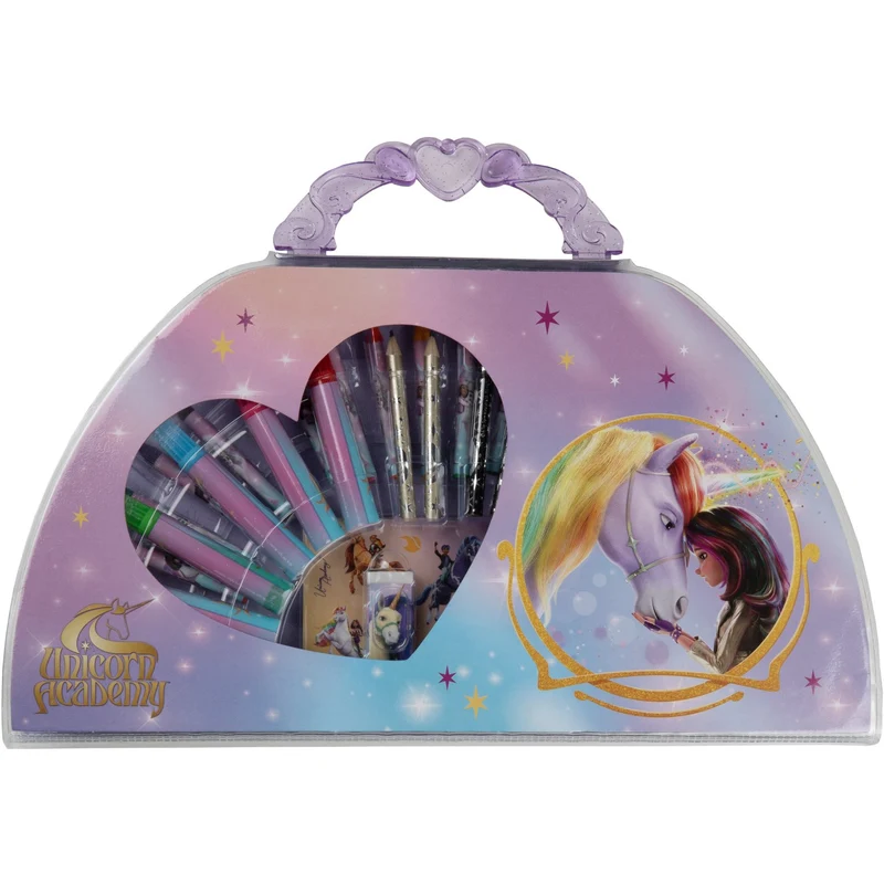 Undercover Unicorn Academy Colouring Case, 51 Pcs