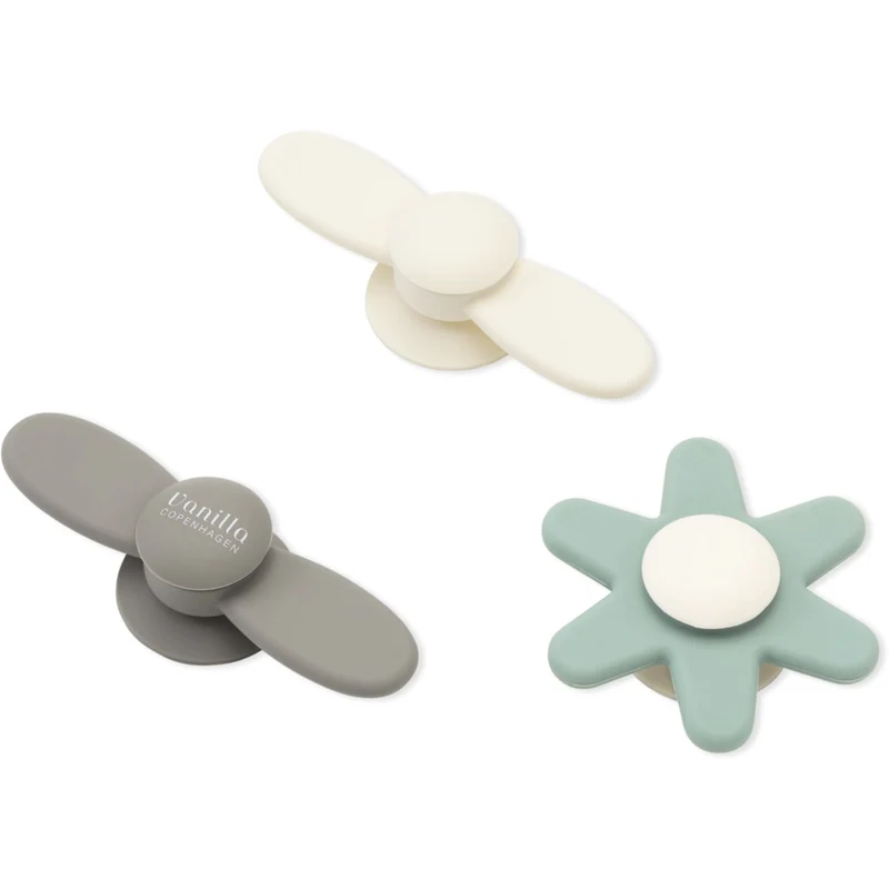Vanilla COPENHAGEN Fern Green - Milk - Wood Suction Spinner Sæt