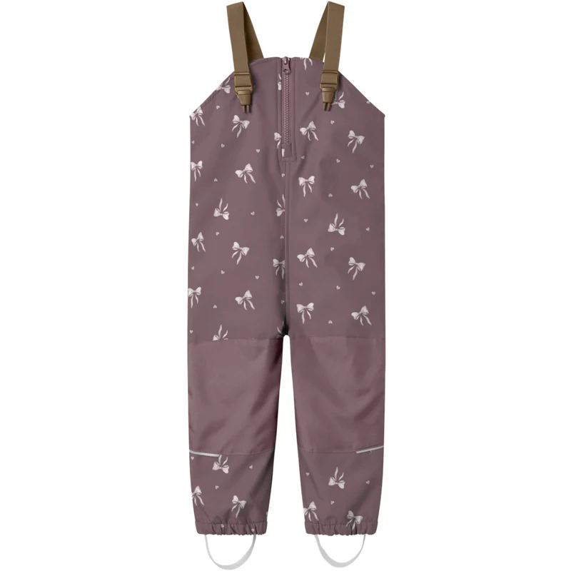 Name It Wistful Mauve Heart Bow Nmfalfa08 Softshell Smækbukser AOP Fo