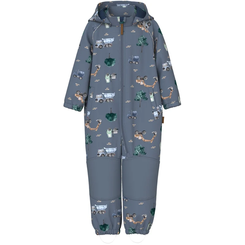 Name It Flint Stone Work Nmmalfa08 Softshell Dragt Aop 1Fo Noos