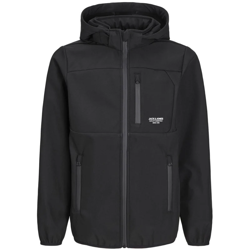 Jack & Jones Junior Black Jjetheo Softshell Jakke Noos Jnr