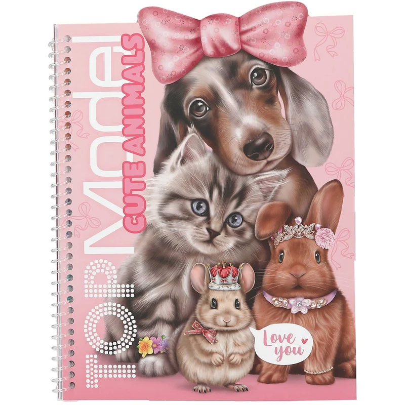 TOPModel Cute Animals Dress Me Up Klistermærke Bog