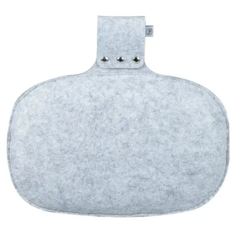 Curve Lab Light Grey Felt Pude