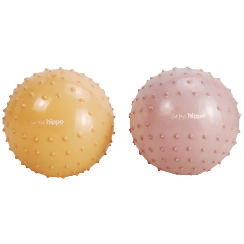 Find that Hippo Sansebolde - Sæt Med 2 Stk., Farver Buff & Rosy Brown