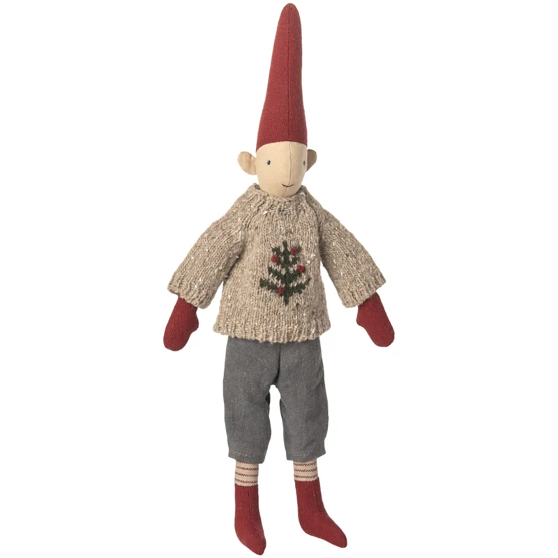 Maileg Pixy, Størrelse 2 - Dreng - Strikket Sweater