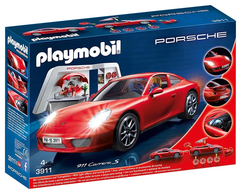 Playmobil 3911 Porsche 911 Carrera S with Lights