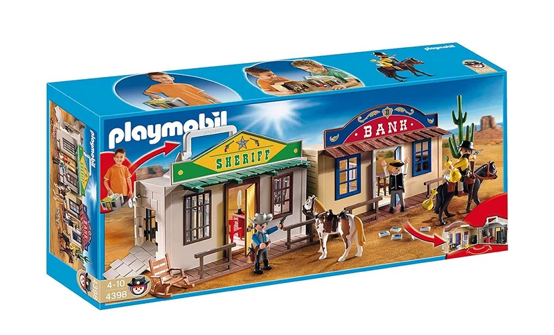 PLAYMOBIL 4398 Take Along Western City