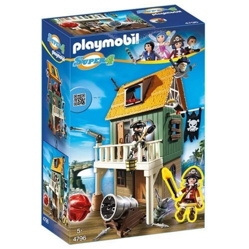 Playmobil 4796 Pirate Fort Super 4 Hidden Island 94 Piece