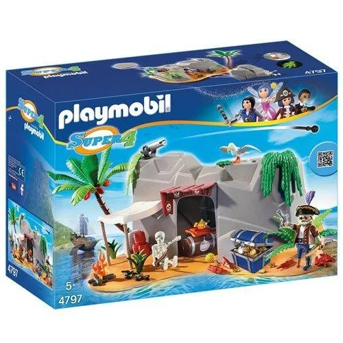 PLAYMOBIL 4797 Super 4 Pirate Cave