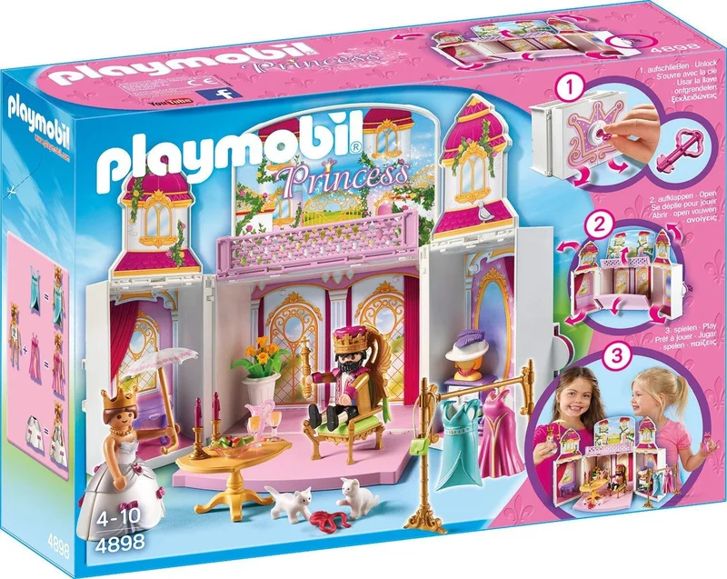 Playmobil 4898 Princess My Secret Royal Palace Play Box with Key and Lock - Multi-colour