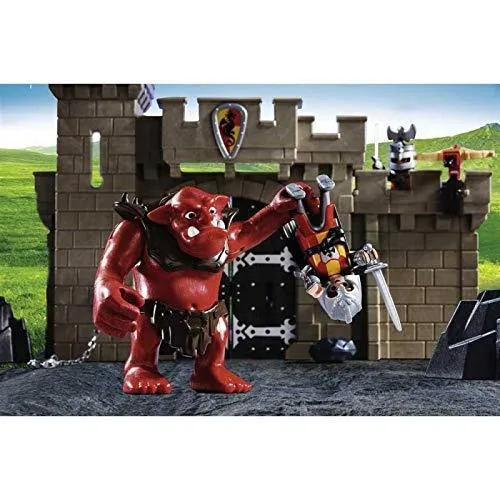 Playmobil 5670 Knights Castle And Troll Playset