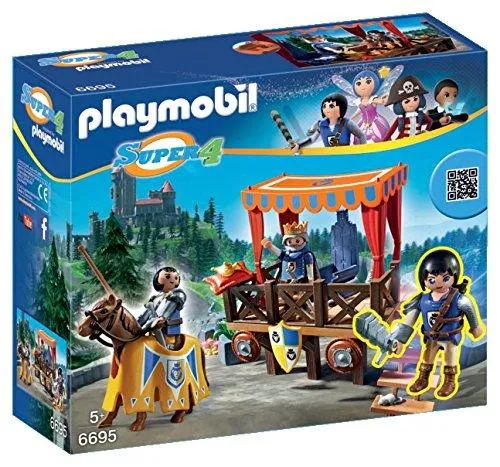 Playmobil 6695 Super 4 Royal Tribune with Alex
