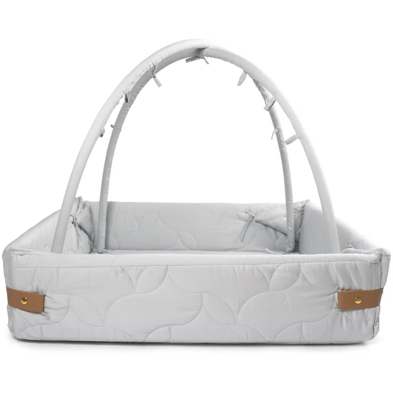 FILIBABBA Pearl Blue Activity Nest Soft Quilt