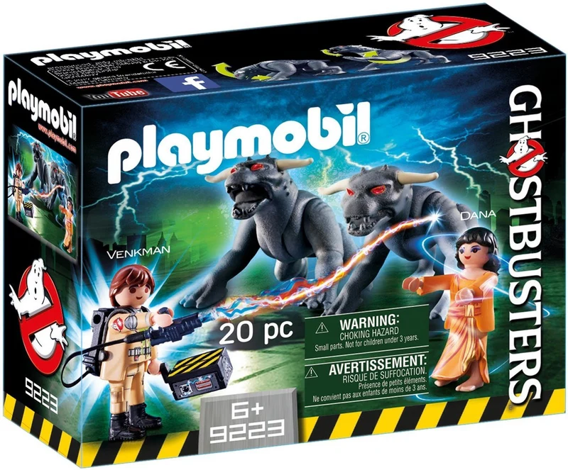 Playmobil 9223 Ghostbusters Venkman With Terror Dogs