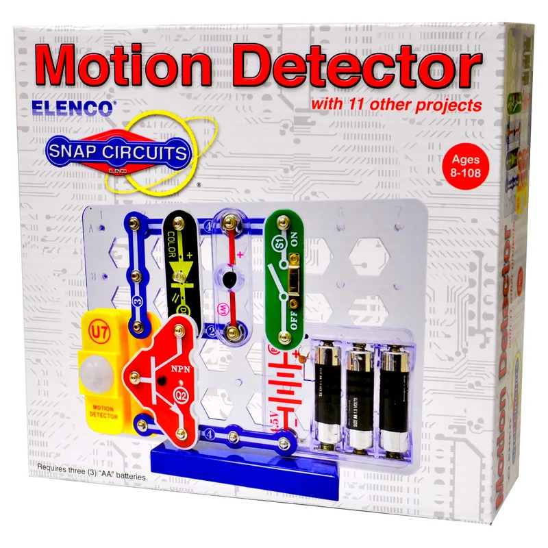 Snap Circuit Build Motion Detector & 11 Other STEM Projects